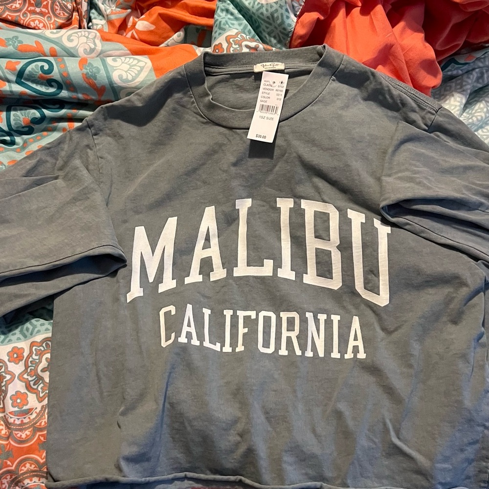 Long sleeve T-shirt material